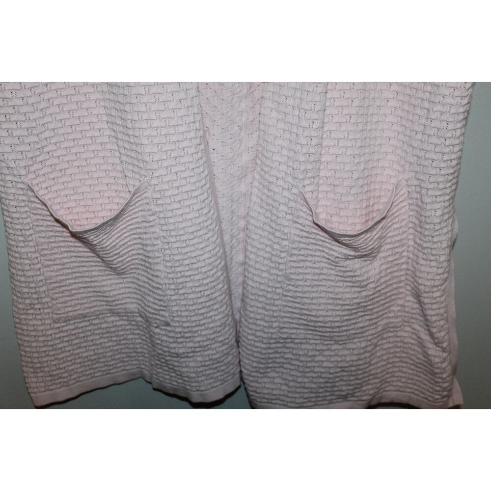 Lane Bryant Dolman Textured Short Sleeve Open Cardigan Pink Plus Size 26/28 - Picture 3 of 10
